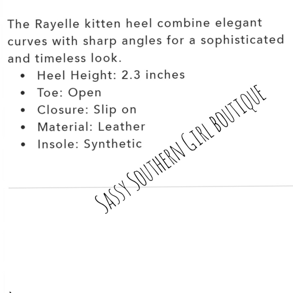 🆕⭐Sam Edelman black leather kitten heel sandals - Picture 11 of 11